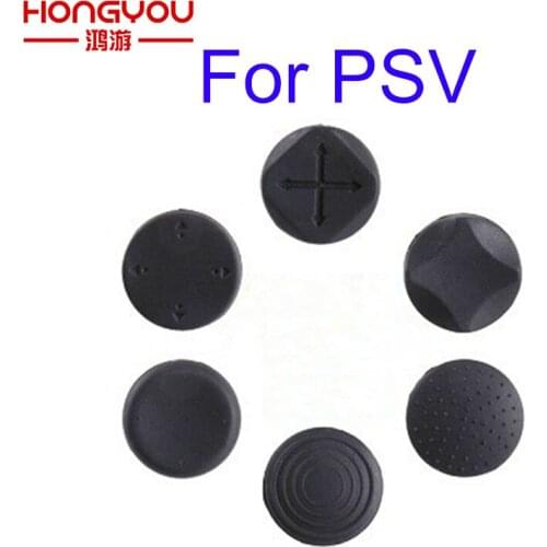 10Set Silicone Grip Analog Joystick Cap Cover For Sony PS Vita PSV Console 1000 2000 Buttons