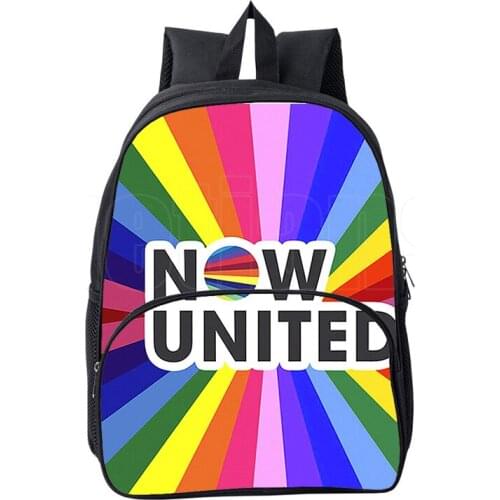 Now United Schoolbag 3D Print UN Team Backpack Men Bag Pack Zipper Bookbag Mochila 16 Inch Now United Lyrics- Better Album Hot