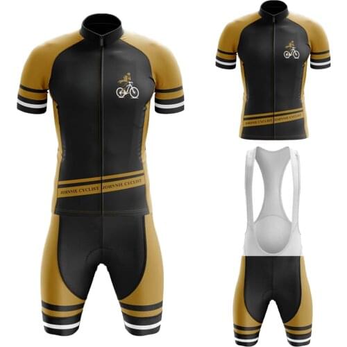 Whisky New Black Maillot Ciclismo Hombre Short Sleeve Bike Clothing Bib Shorts Gel Breathable Pad Cycling Jersey Set