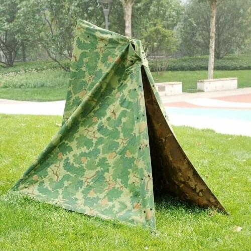 VIETNAM WAR MILITARY ARMY SOLDIER MITCHELL CAMO HALF SHELTER TENT VETERAN GIFT OUTDOOR MILITARY WW2