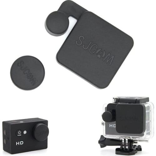 Protective Camera Lens Cap Cover + Housing Case Cover set for SJCam SJ4000 WiFi Camera