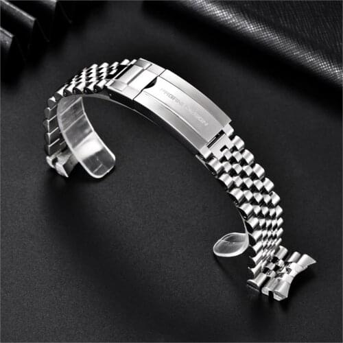 2021 New PAGANI DESIGN Original 20mm stainless steel Universal five beads strap