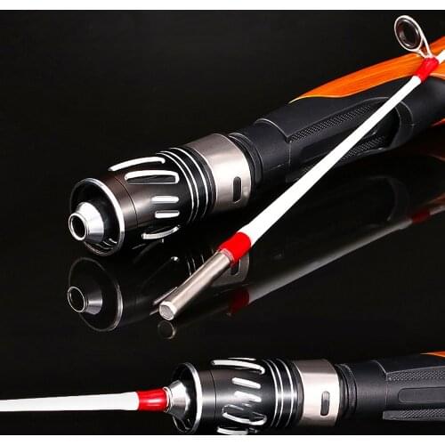 2020 Mini Raft Fishing Rod Soft Tip One Piece Wood Handle Cutting Pole 2 Sections Ice Fishing Rods Carp Winter Spinning Rod