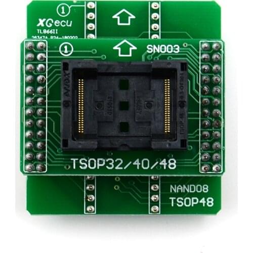 Andk Tsop48 Nand Adapter Only For Xgecu Minipro Tl866Ii Plus Programmer For Nand Flash Chips Tsop48 Adapter Socket