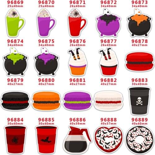 DIY Decoration Crafts Accessories 30pcs Per Halloween Character Planar Resin PR96870