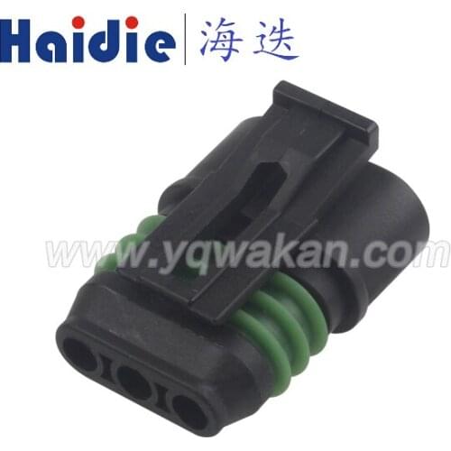 Free shipping 5sets 3pin automotive wiring harness electric female connectors with terminals and seals