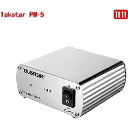 Takstar PM-5 Professional condenser microphone DC 48V power supply