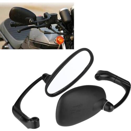 2 Pcs Motorcycle Side Rear View Mirror Can Adjustments Angles Motorcycle Side Mirrors Quality Motorcycles Accessories