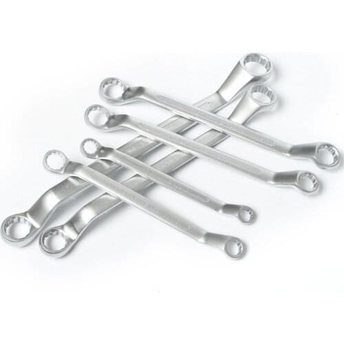 Industrial grade Matt non-slip Metric 6-32mm Offset Ring Spanner Garage Workshop Tool Double Ended Wrench Hand Tool