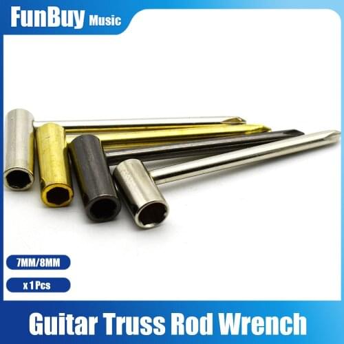7mm 8mm 5/16'' Hex Guitar Truss Rod Wrench Repair Tool Prs Adjustment Sleeve Electric Guitar Hex Wrench