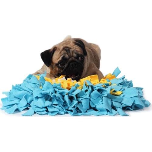Dog Sniffing Snuffling Training Mat Foraging Food Slow Feeding Pad Pet Blanket