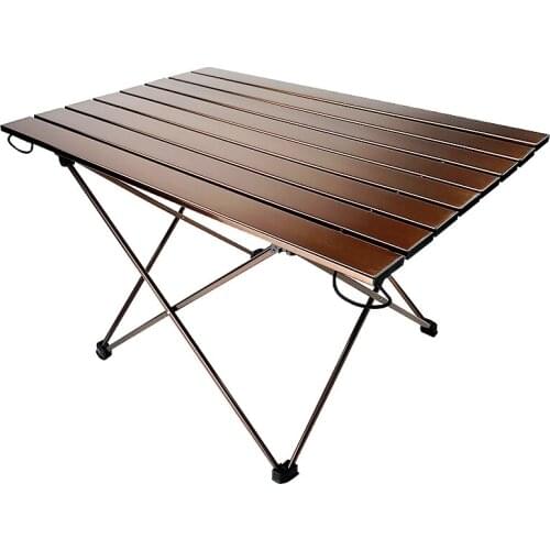 Lightweight Aluminum Folding Table Portable Camp Table Outdoor Picnic Camping Backpacking Beach Patio