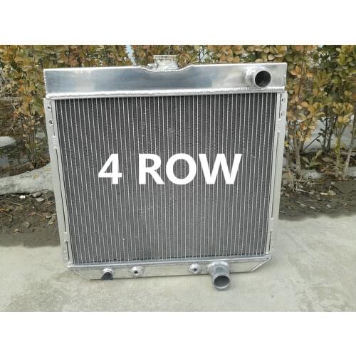 Hot selling 4 Row Aluminum Radiator For Ford 1967-1969 Fairlane Ford Mustang 1963-1969 1964 1965 1966 1967 1968