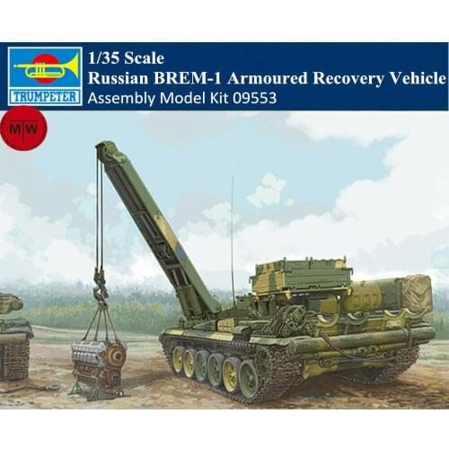 Trumpeter 09553 1/35 Russian BREM-1 Armoured Recovery Vehicle Assembly Model