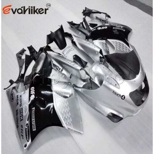 Motorcycle cowl for ZX11R 1990 1991 1992 1993 1994 1995 1996 1997 1999 2000 2001 silver black motor fairing H2