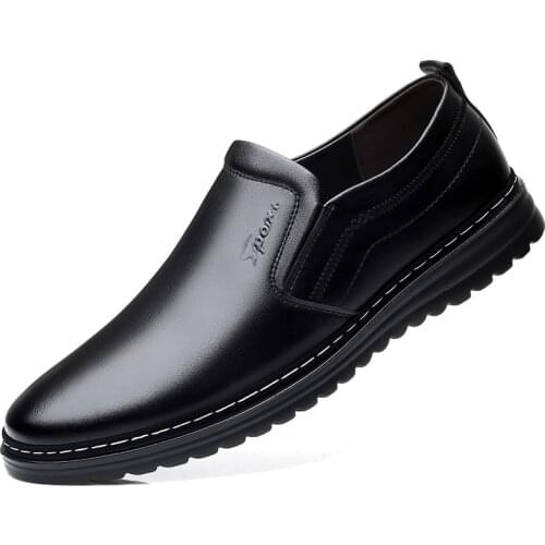 Four Seasons Shoes Low-top Soft Leather Case Business Casual Leather Shoes Undefined Mens Casual Shoes Zapatillas De Deporte