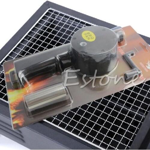 BBQ Fan Air Blower Hand Crank Powered Barbecue Fire Picnic Camping Tools