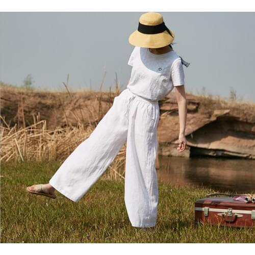 Женские льняные брюки Vinieer China At AliExpress