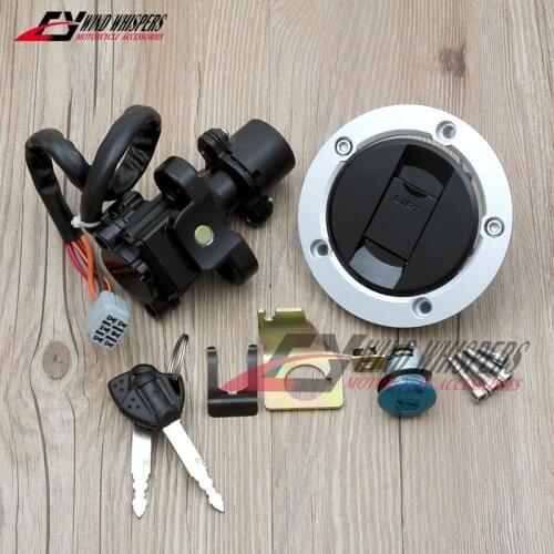 Ignition Switch Lock Gas Fuel Petrol Tank Cap Cover For Suzuki GSXR600 750 GSXR1000 SV1000 SFV650 SV650 Hayabusa GSXR1300 GW250