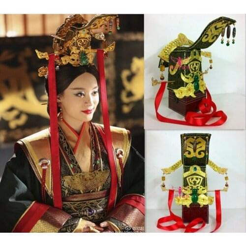 2 designs Ancient Qin Dynasty Gorgeous Empress Hair Tiaras Handmade Headwear for Women TV Play Legend of Empress MiYue