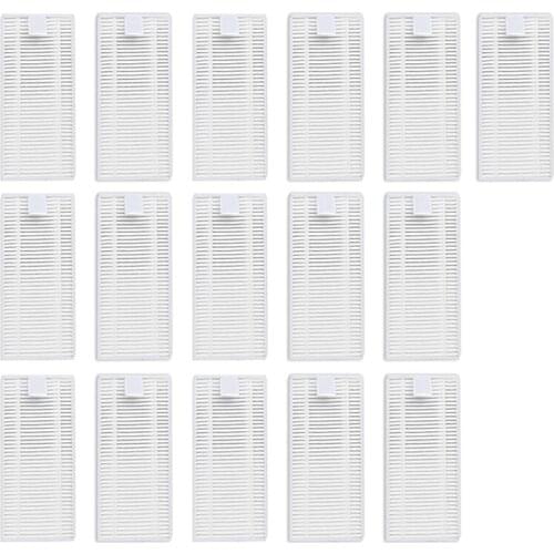 16Pcs Hepa Filter for Cecotec Conga 4090 Robot Vacuum Cleaner Accessories for Conga 5090 Replacement Parts