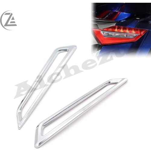ACZ for HONDA Goldwing GL1800 2018-2019 Chrome Motorcycle Side Taillight Trim Case
