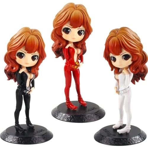 Anime Lupin III Rupan Sansei Mine Fujiko PVC Figures Q Posket Dolls Collectible Model Toys 3style 16cm