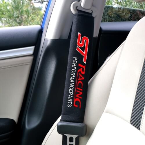 Car Safety Seat Belt Pads Harness Safety Shoulder Strap Cushion Cover Shoulder Cover for Ford focus 2 focus 3 Fiesta EcoSport