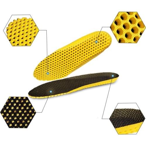 1 Pair Stretch Breathable Running Cushion Insoles Orthopedic Memory Foam Insoles For Shoes Men Women Deodorant Insoles Pad
