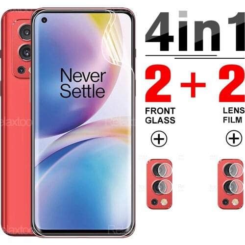 4 in 1 Hydrogel Protector Film For Oneplus Nord 2 5G On One Plus Nord2 Protective Phone Safety Screen Cover Film Camera Glasses