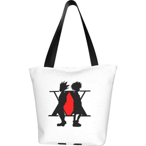 Hunter X Hunter Polyester outdoor girl handbag, woman shopping bag, shoulder bag, canvas bag, gift bag