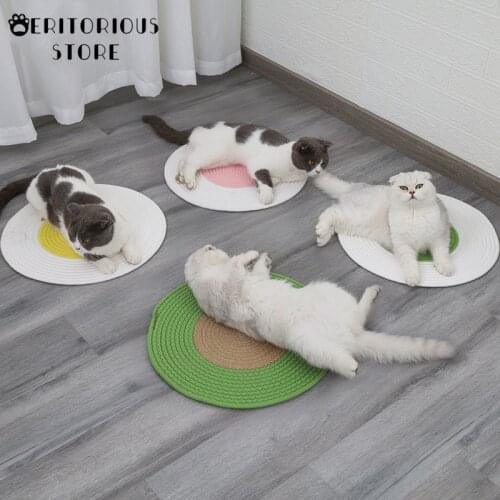 Sisal Cat Toy Scratch Board Pad Cats Climber Bed Pet Interactive Scratcher Play Scratch Bite Products Gifts Suppliers Tools Toys