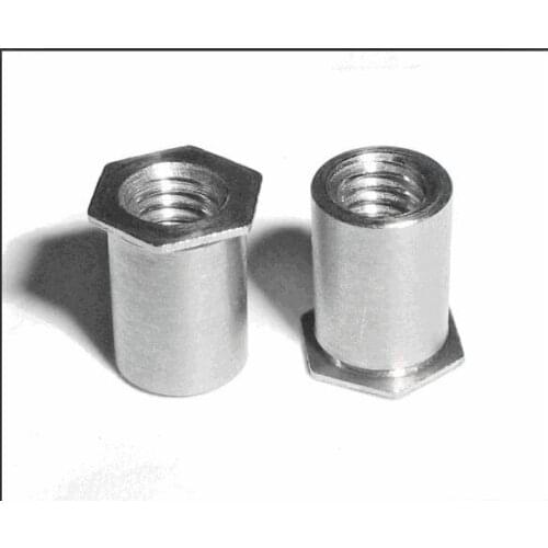 304 Stainless Steel Through-hole Clinching Stud M4 * 12mm
