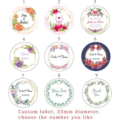 H1 200 pcs 3.5cm round kraft/white paper labelHandmade Hand Made For You Gift Baked Goods product label personalized tag