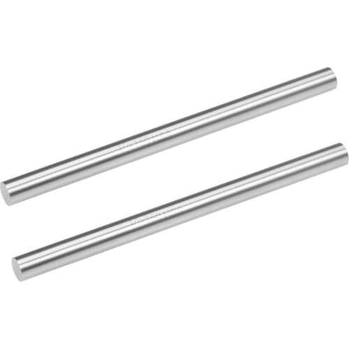 Round Steel Rod, HSS Bar Stock Tool 150mm Long, for Shaft Gear Drill Lathes Boring Machine Turning Miniature Axle 2 Pcs