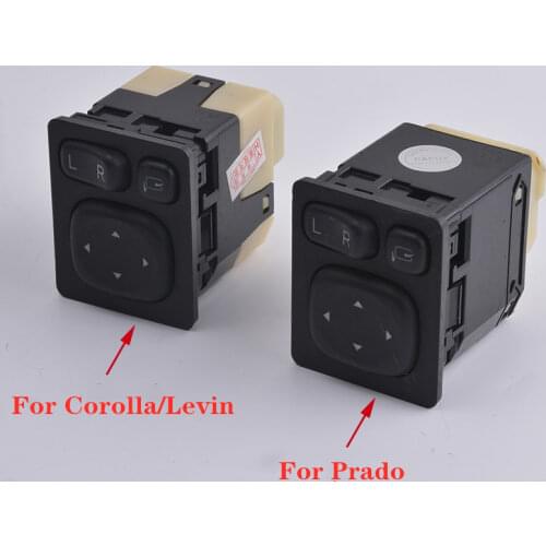 CAPQX For Toyota Land Cruiser Prado 2003-2007 Corolla Levin 2014-2017 Electric Side Rearview Mirror Adjust Folding Switch Button