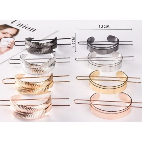 Fashion Alloy Round Top Hairpin Bun Cage Minimalist Bun Holder Cage Hair Stick Ponytail Hairpin Metal Fork Hair Accessories