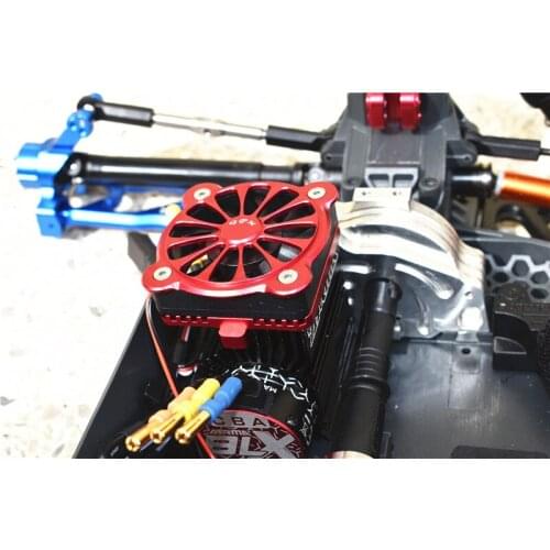 Aluminium alloy motor radiator with fan forARRMA 1/10 KRATON 4X4 4S BLX ARA102690 rc car parts
