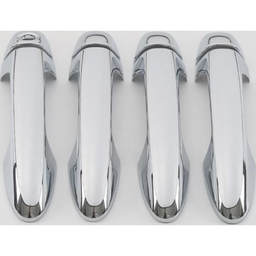 8PCS Chrome ABS Door Handle Cover Sticker for Toyota RAV4 RAV 4 2015 2016 2017 2018 Stern Door Trim Cap Styling Accessories