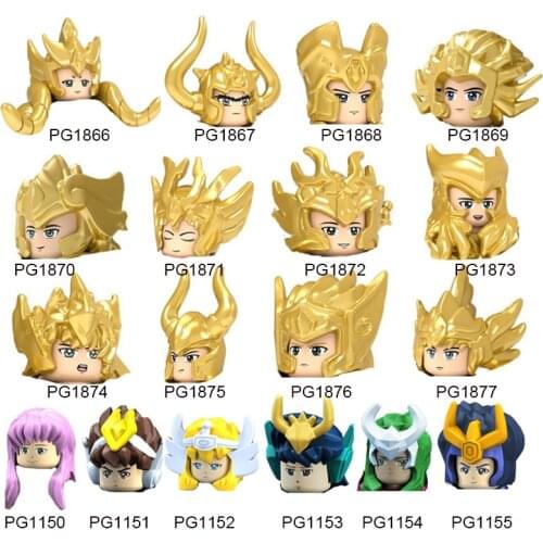 Single Sale Building Blocks Saint Seiya Twelve constellation Shura Card Abrodi Gift Bricks Figures For Kids Toys PG8212 PG8213