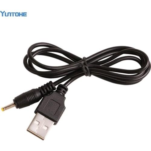 Wholesale 100pcs/lot USB charge cable to DC 2.5 mm to usb plug/jack power cord DC 2.5 70cm DC2.5MM