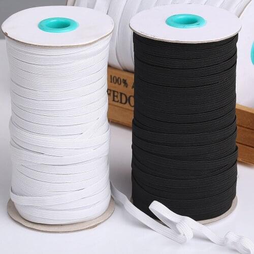 100Yards/ 160Yards Length DIY Braided Elastic Band Cord Knit Band Sewing 1/8 1/4 inch Rope for Wearing Masks Goggles