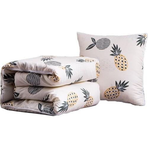 Dual-purpose pillow Spring and summer office nap pillow sofa car cushion folding air conditioning quilt