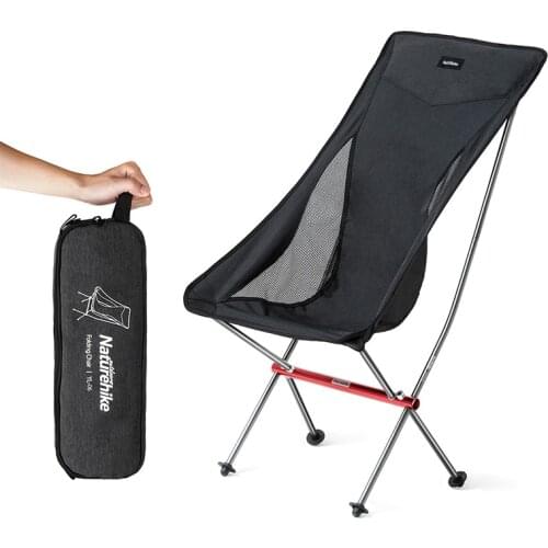 Naturehike Portable Ultralight Camping Chair Outdoor Folding Fishing Chair Alluminum alloy Beach Picnic Chair NH18Y060-Z