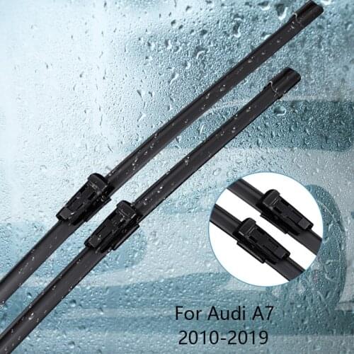 Wipers Blade For Audi A7 2010 2011 2012 2013 2014 2015 2016 2017 2018 2019 Car Accessories For Auto Rubber Windscreen Wiper