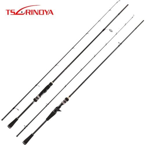 TSURINOYA MYSTERY II Spinning Casting Fishing Rod 1.98/2.1/ 2.16/2.28m M ML Power F Action Lure WT 6--21g Long Casting Lure Rods