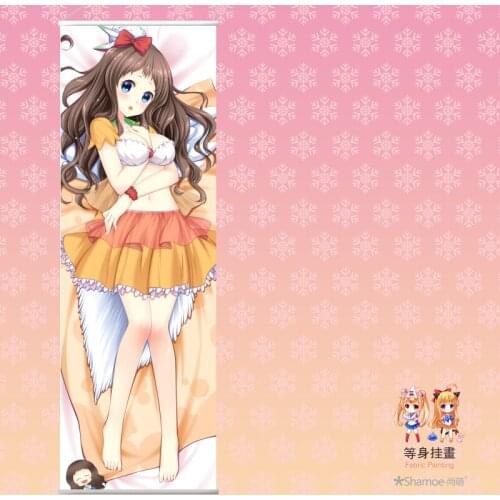 Japanese Anime Cartoon Kyokai no Kanata Peach Skin Velvet Rectangle Flat Wall Scroll Painting Poster Print 150*50cm