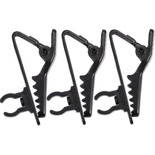 3pcs Microphone Lapel Tie Clip for Lapel Lavalier Mic