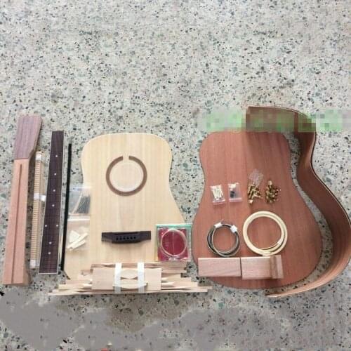 1 set DIY unfinished 41" Acoustic Guitar style guitar kit New scholars
