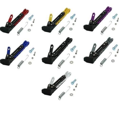 1pcs Motorcycle Kickstand Adjustable Foot Side Support Parking Kickstand for Electric Motorbike Parking Foot Side Support Stand